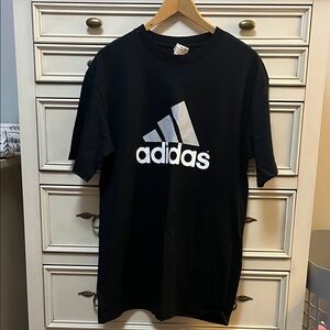 Adidas black tshirt size large